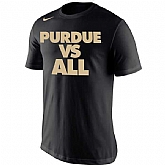 Purdue Boilermakers Nike Selection Sunday All WEM T-Shirt - Black